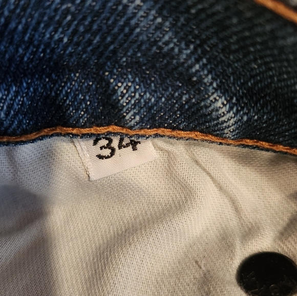 ASKK NY Cool Cat straight leg mid rise jeans NWT size 34 non-stretch Flashback - Picture 11 of 14